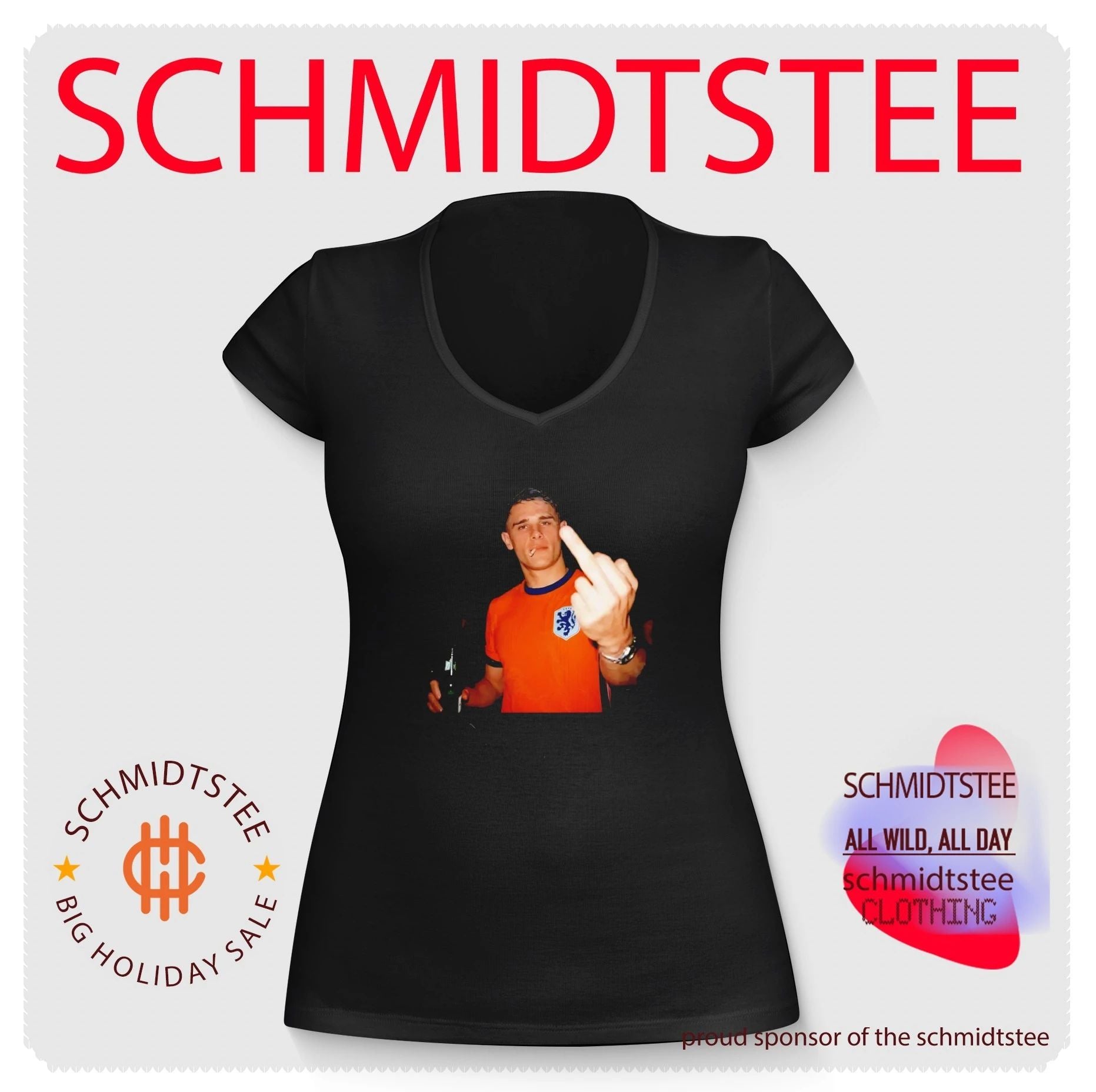 Xavi Simons Netherlands National Football Team middle finger shirt
