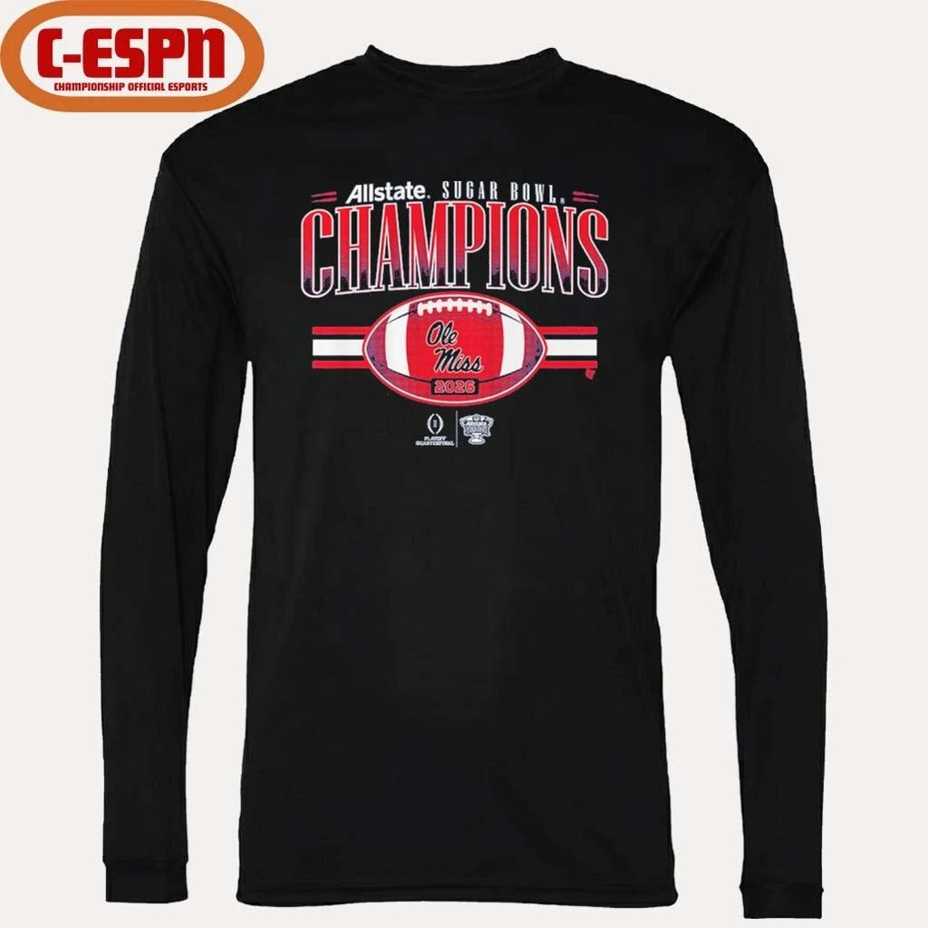 Ole Miss Football CFP Sugar Bowl Champions Shirt
