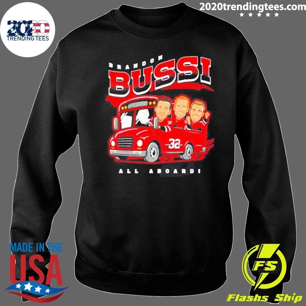 Brandon Bussi Carolina 2026 Champions All Aboard Caricature Shirt