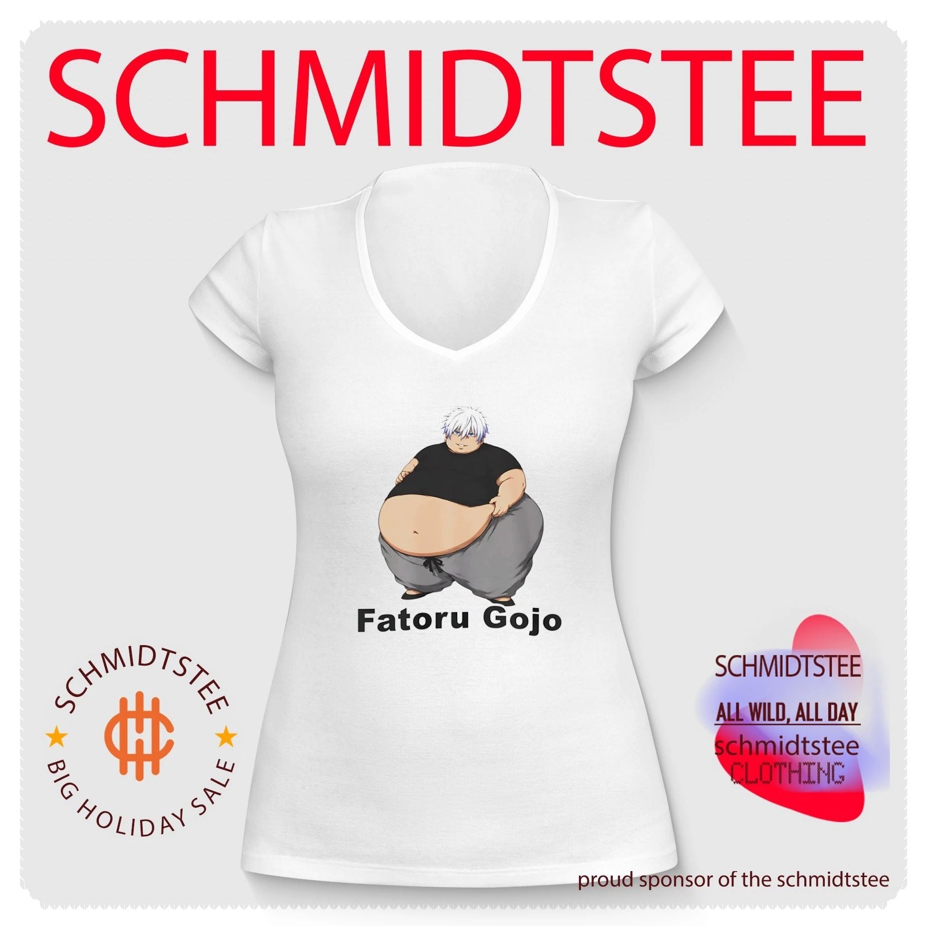 Fatoru Gojo Jujutsu Kaisen Anime Meme shirt