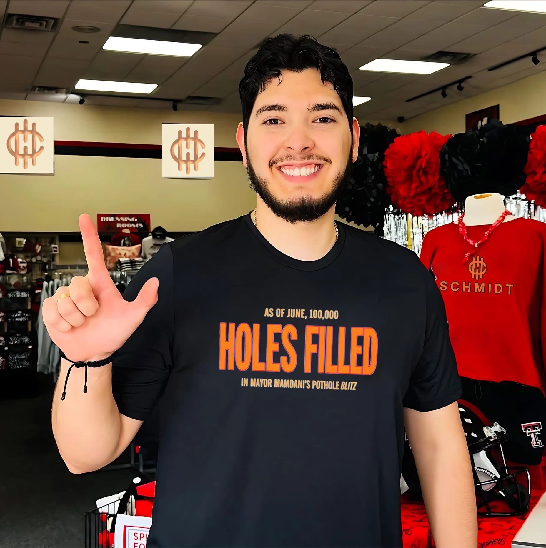 Mayor Mamdani 100000 Holes Filled Pothole Blitz Shirt