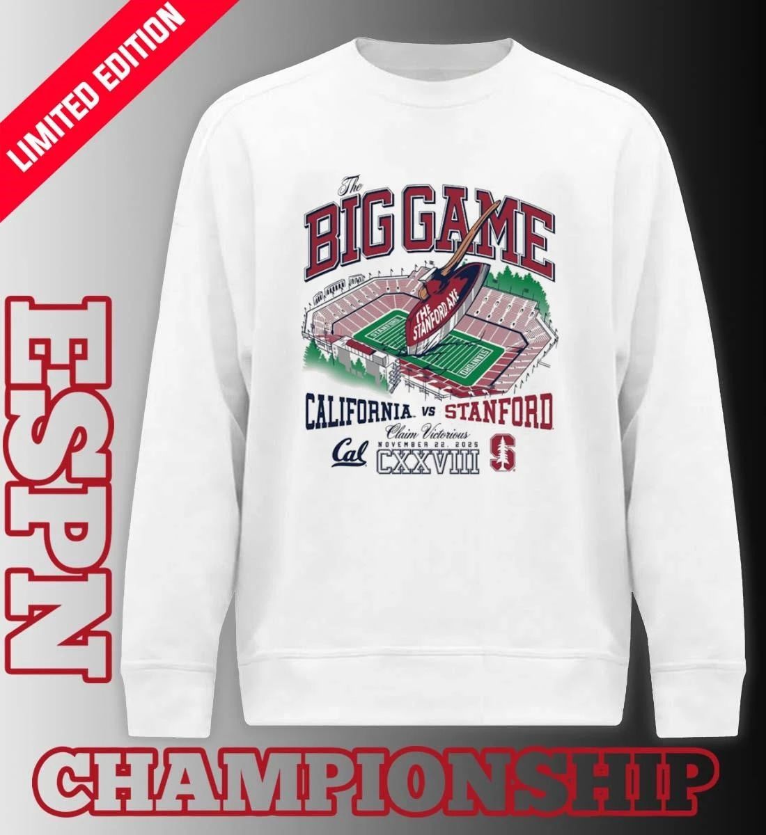 The Big Game Cal Golden Bears Vs Stanford Cardinals Shirt