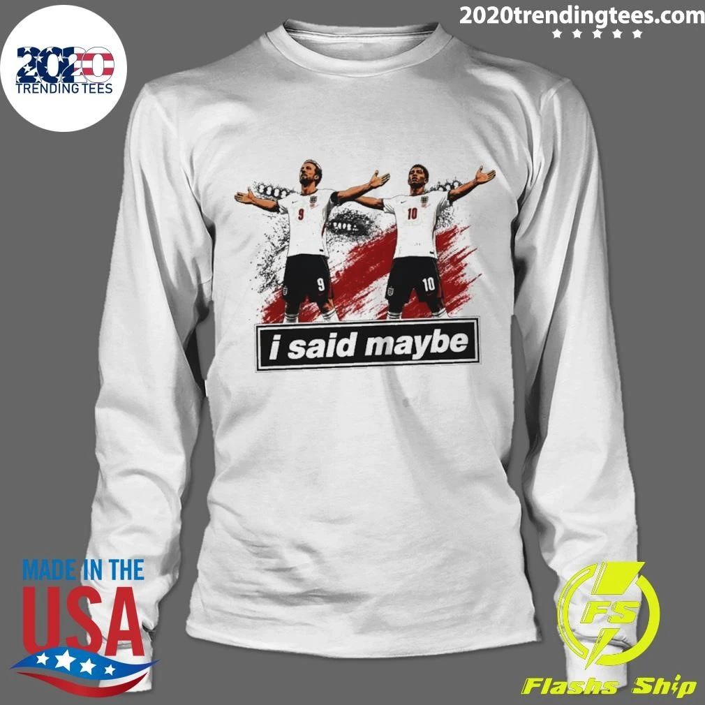 Jude Bellingham And Harry Kane Oasis I Said Maybe England World Cup 2026 Shirt
