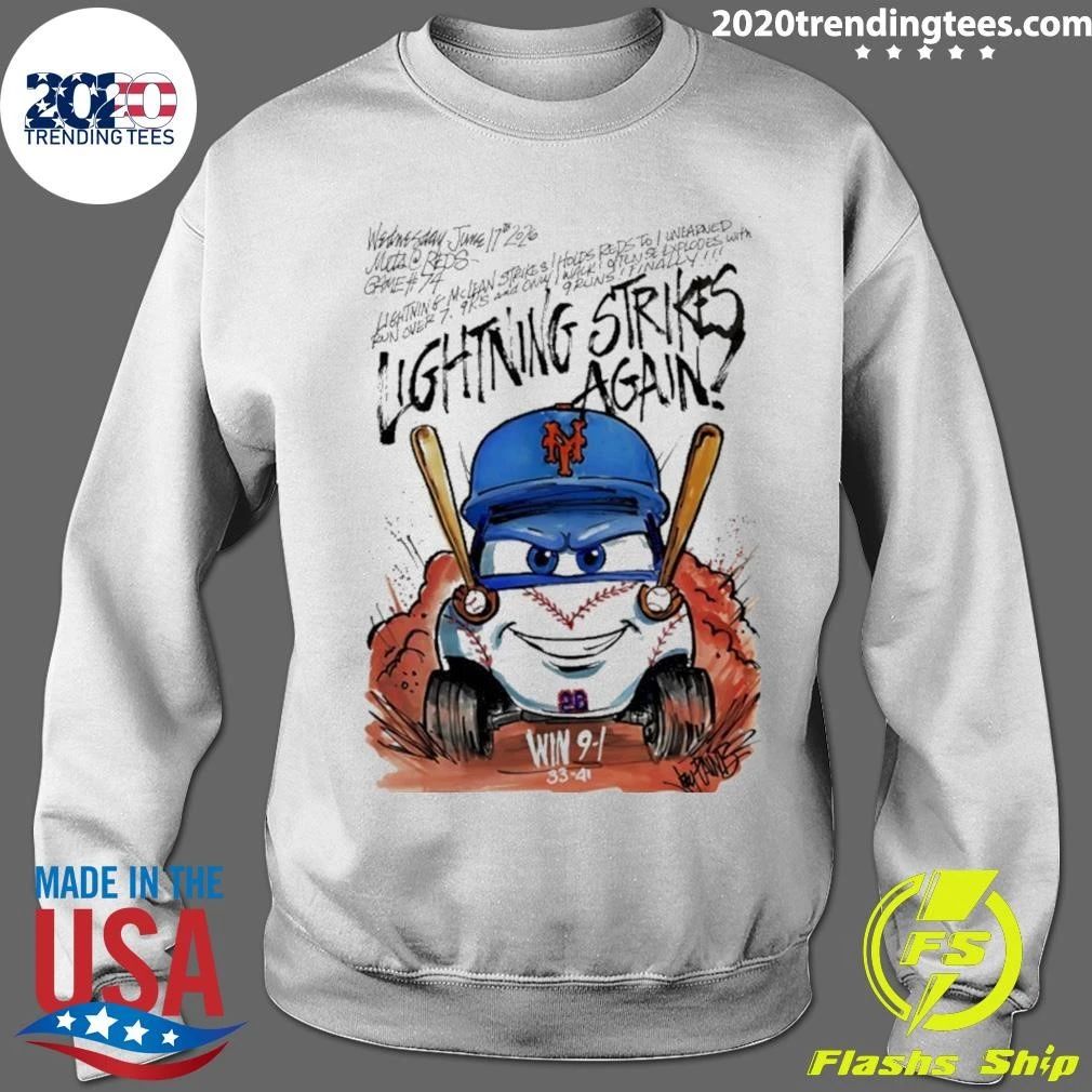 Mets Nolan Mclean Lightning Strikes Again Shirt