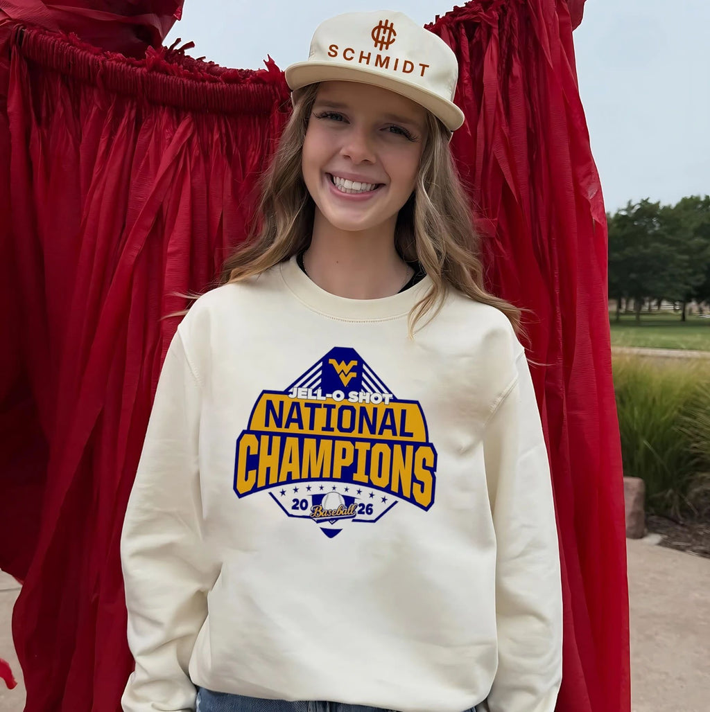 West Virginia Mountaineers Jell O shot Nation Champions 2026 shirt