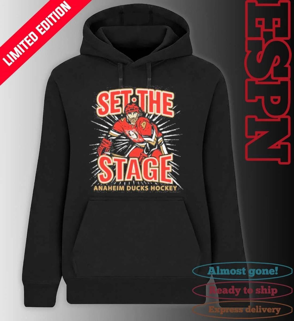 Anaheim Ducks Set the Stage Hockey Club Playoffs Shirt