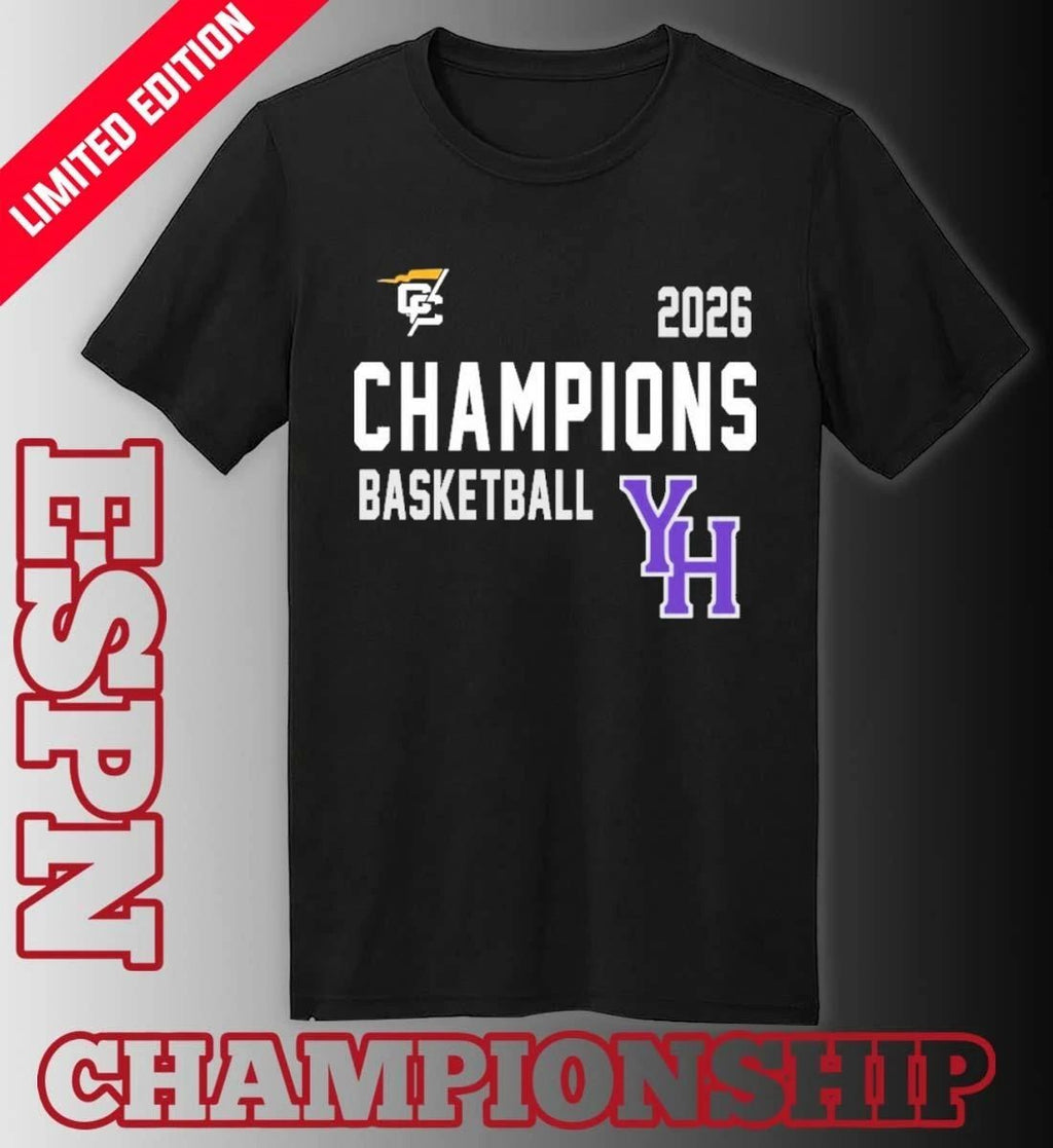 Young Harris Men’s Basketball CC Champions T- Shirt