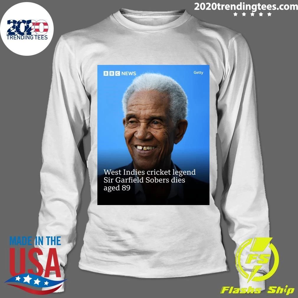 West Indies Cricket Legend Sir Garfield Sobers Dies Aged 89 Shirt
