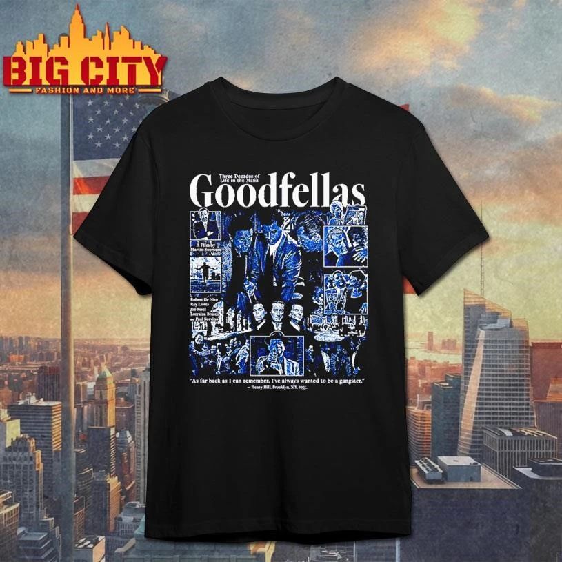Vintage Goodfellas Movie Poster Graphic Print T Shirt