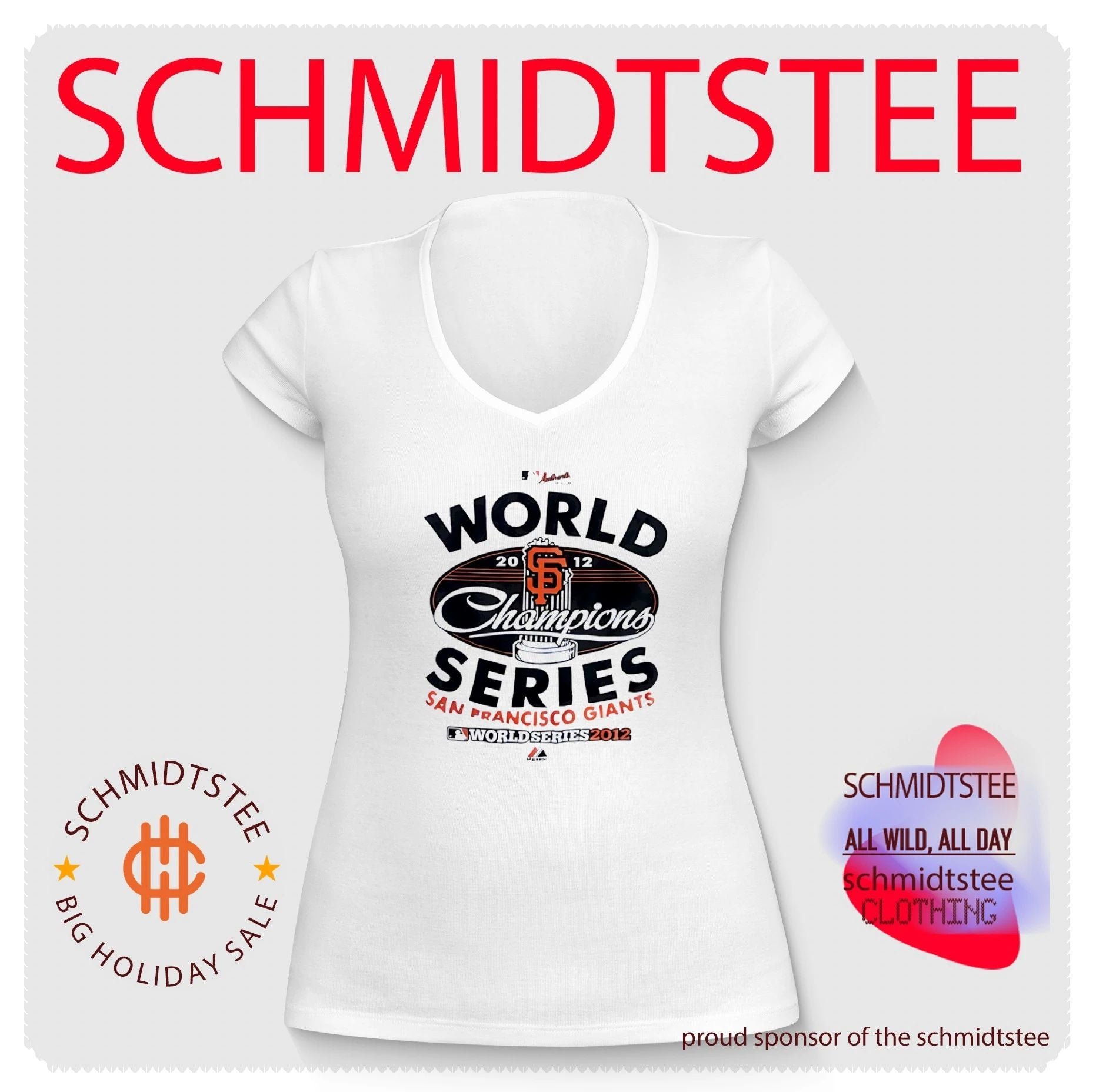 San Francisco Giants World Series champions 2012 baseball trophy shirt