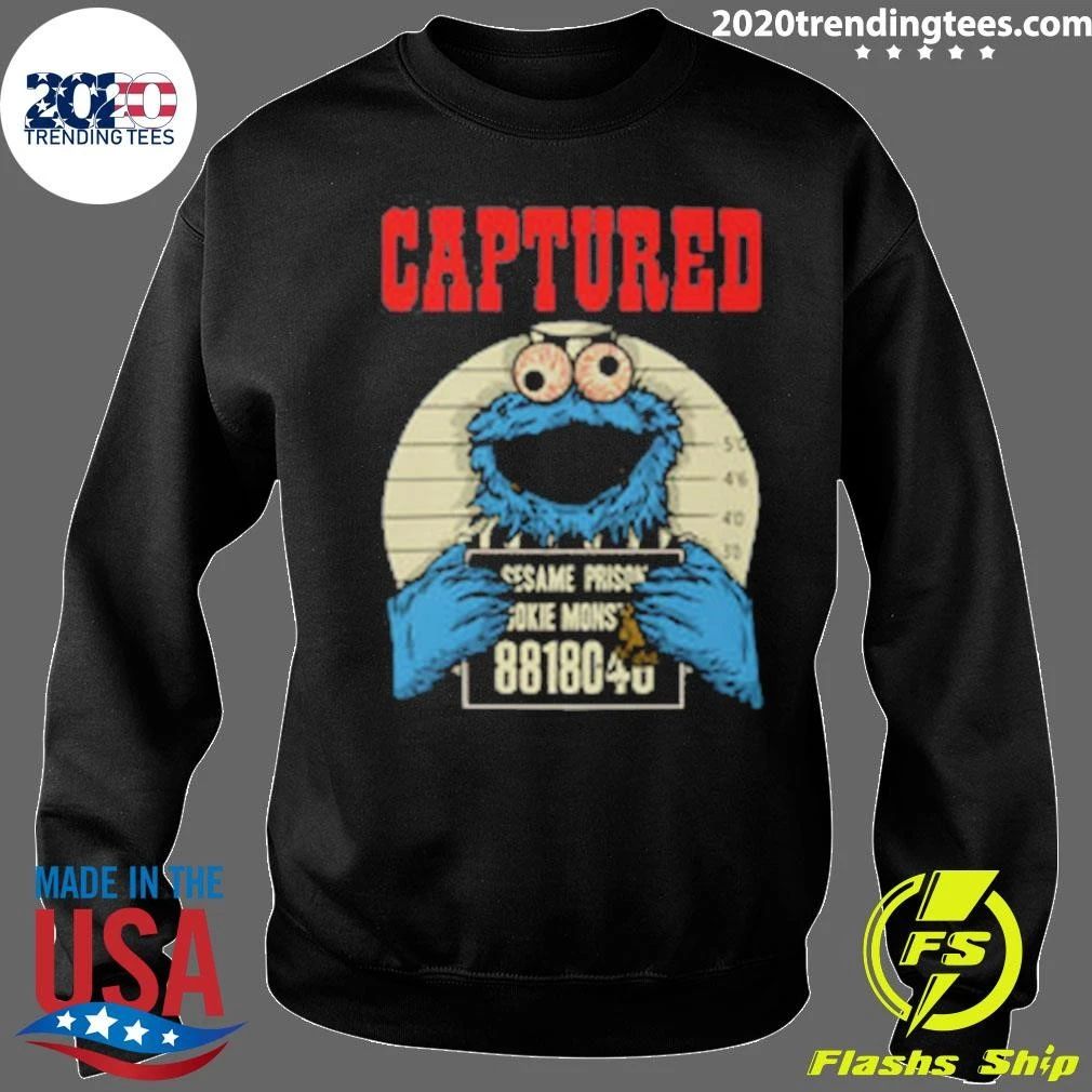 Captured Cookie Monster Sesame Prison 8818048 Shirt