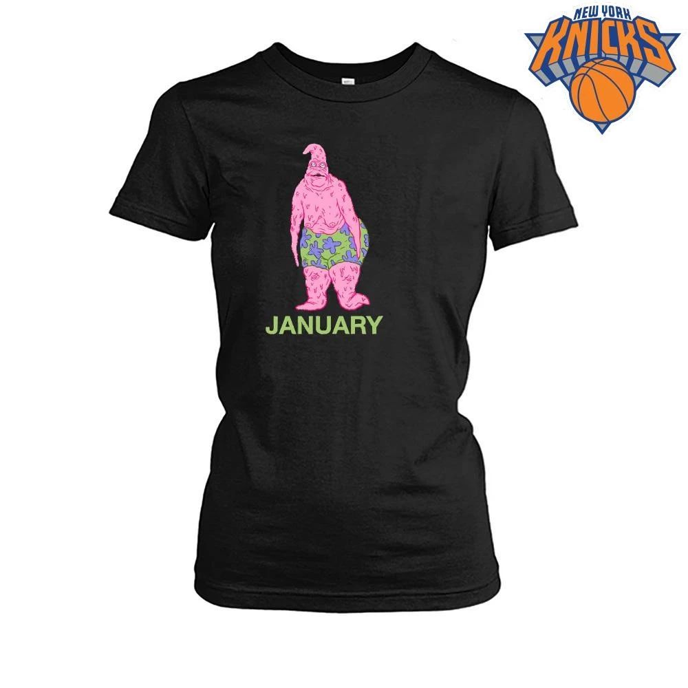 Ugly Patrick Star January Birthday MeatCanyon Style Cursed Mutant Monster Cartoon Character Shirt