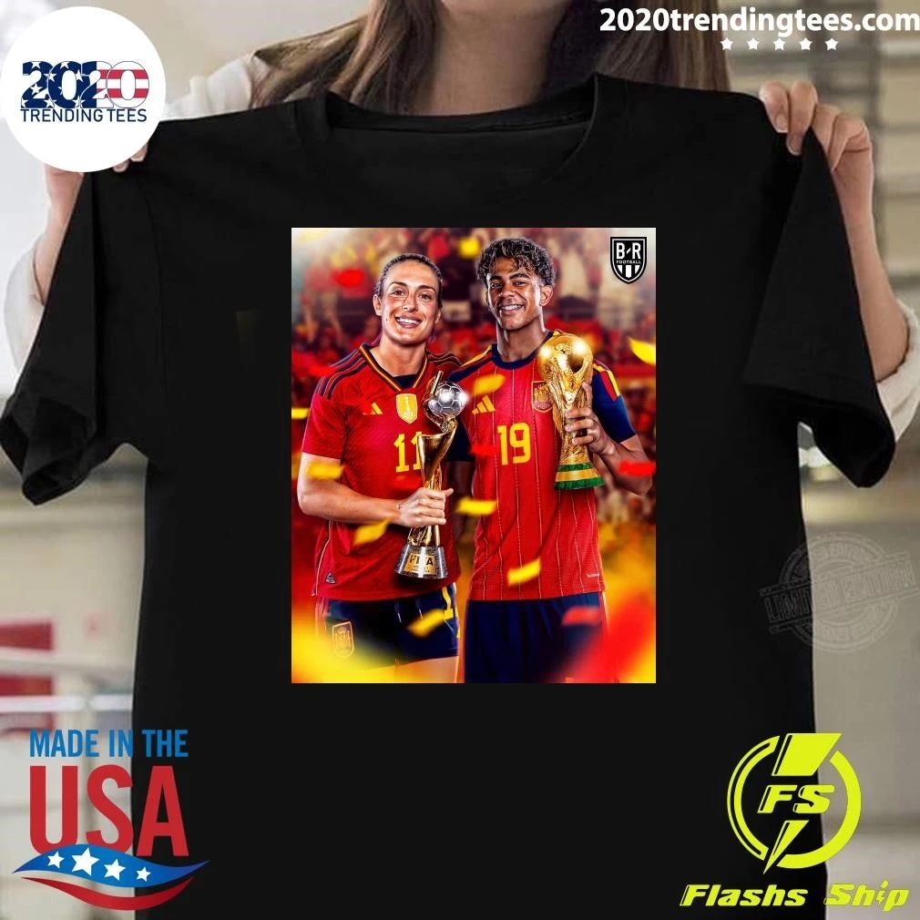 Spain Are The First Nation Ever To Hold The Men’s And Women’s World Cups At The Same Time Shirt