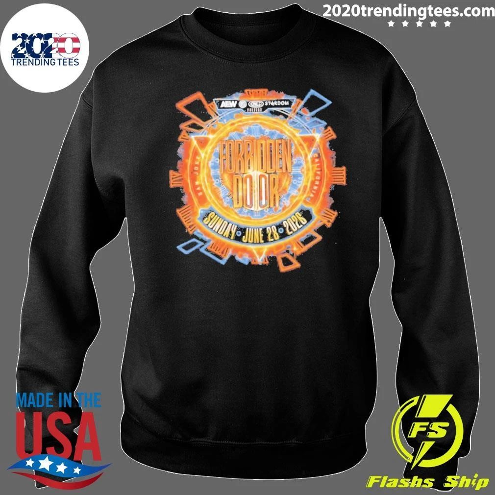 Aew Forbidden Door 2026 Event Shirt