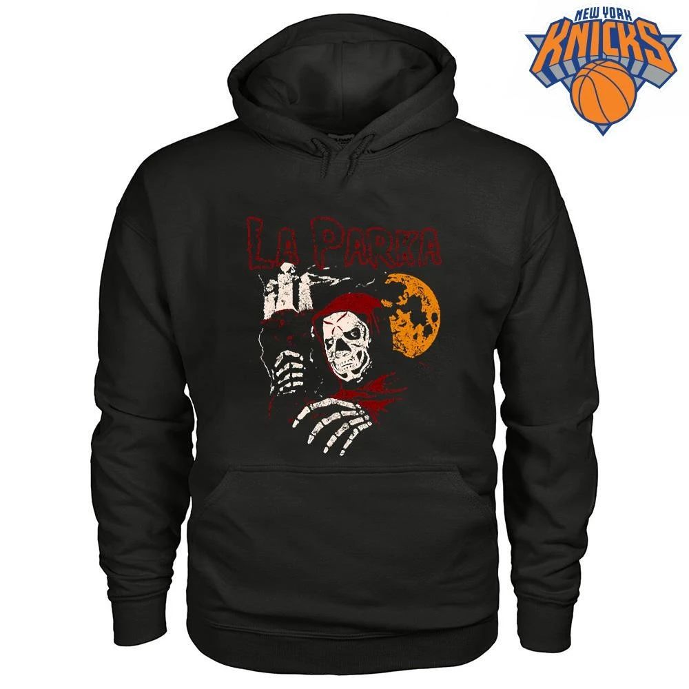 La Parka Grim Reaper Skeleton Mexican Wrestling Vintage Graphic Shirt