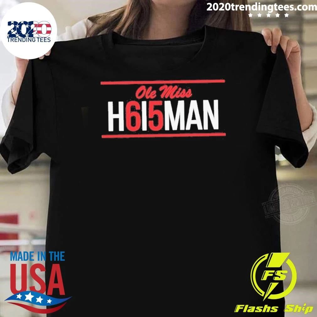 Ole Miss H615MAN Heisman College Football Shirt