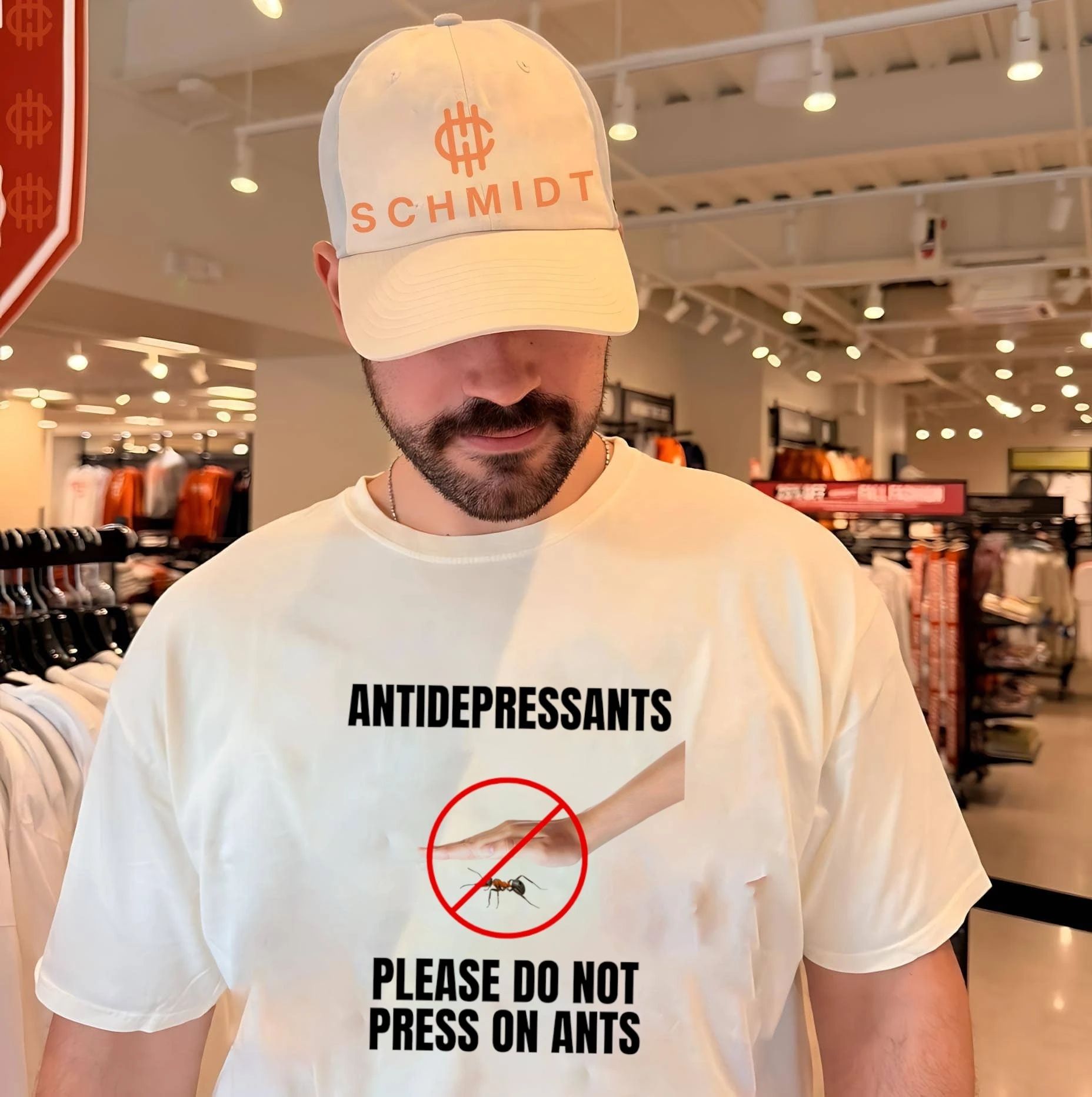 Antidepressants Please Do Not Press on Ants shirt