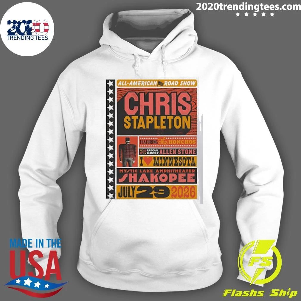 Chris Stapleton July 29 2026 In Shakopee MN Shirt