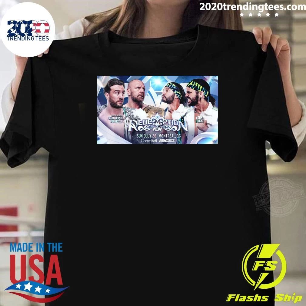 Death Riders Will Ospreay Jon Moxley Redemption AEW Sun July 26 Montréal, QC Shirt