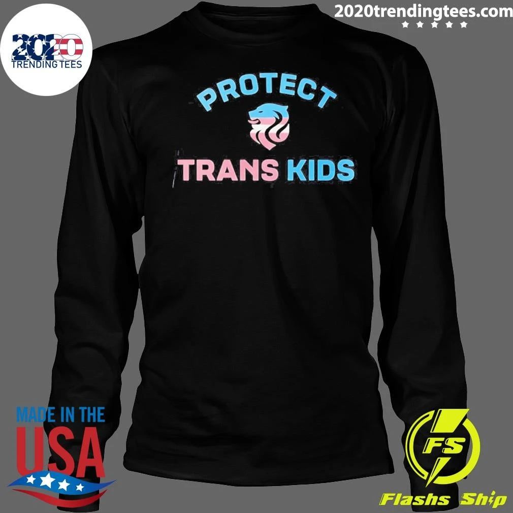 Megan Rapinoe with Protect Trans Kids Shirt