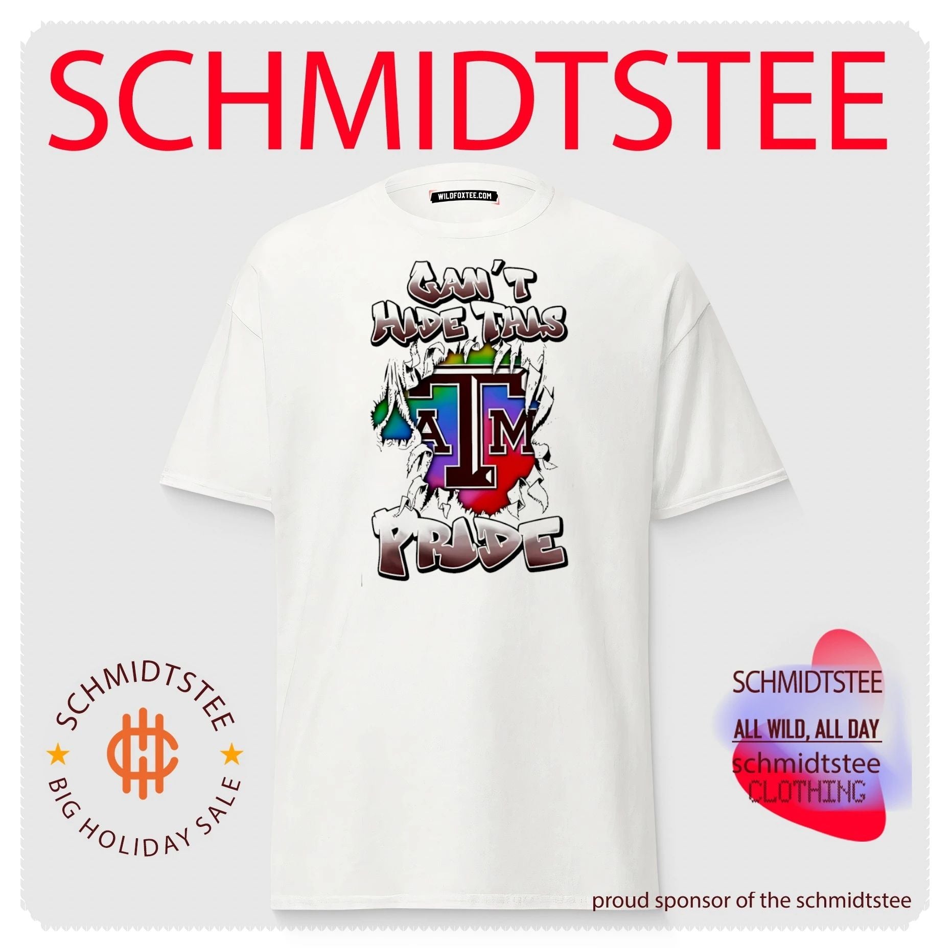Texas A&M Aggies can’t hide this pride logo shirt