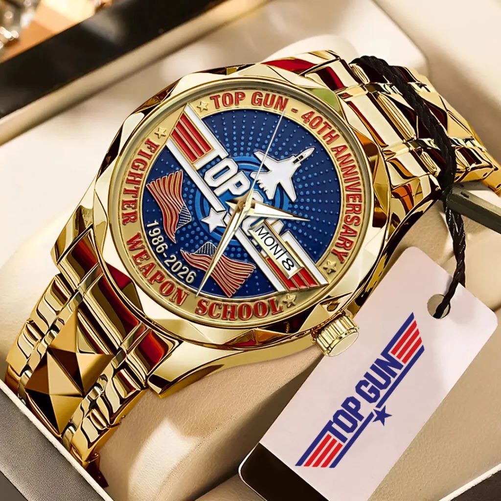 Gun 40th Anniversary Alloy Luxury Quartz Watch