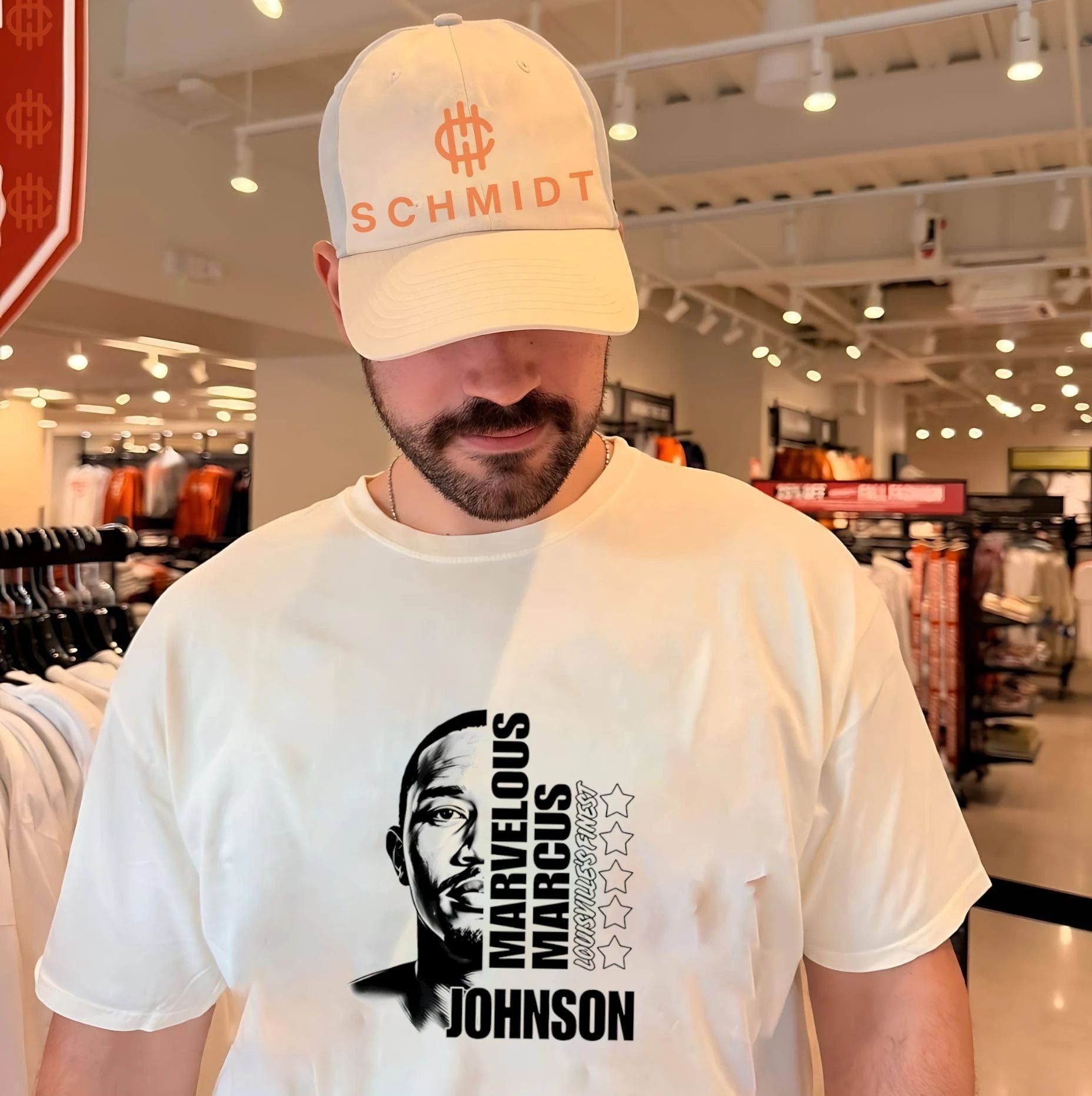 Marvelous Marcus Johnson portrait shirt
