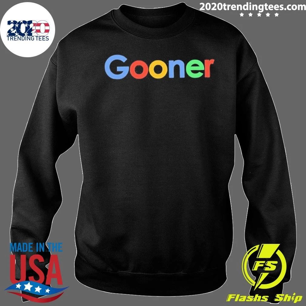 Gooner Internet Google Parody Logo Shirt