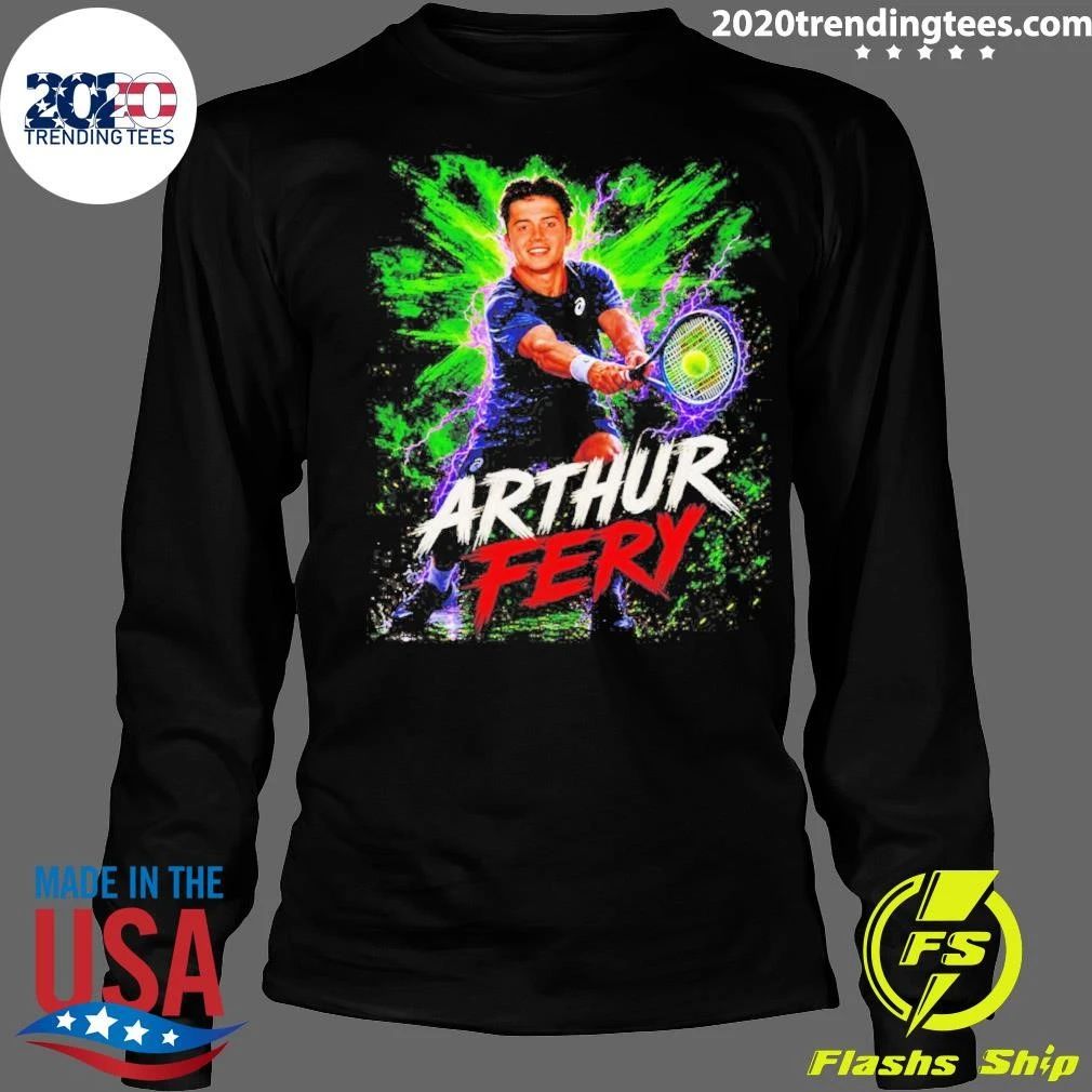 Arthur Fery Tennis Player Lightning Atp Shirt