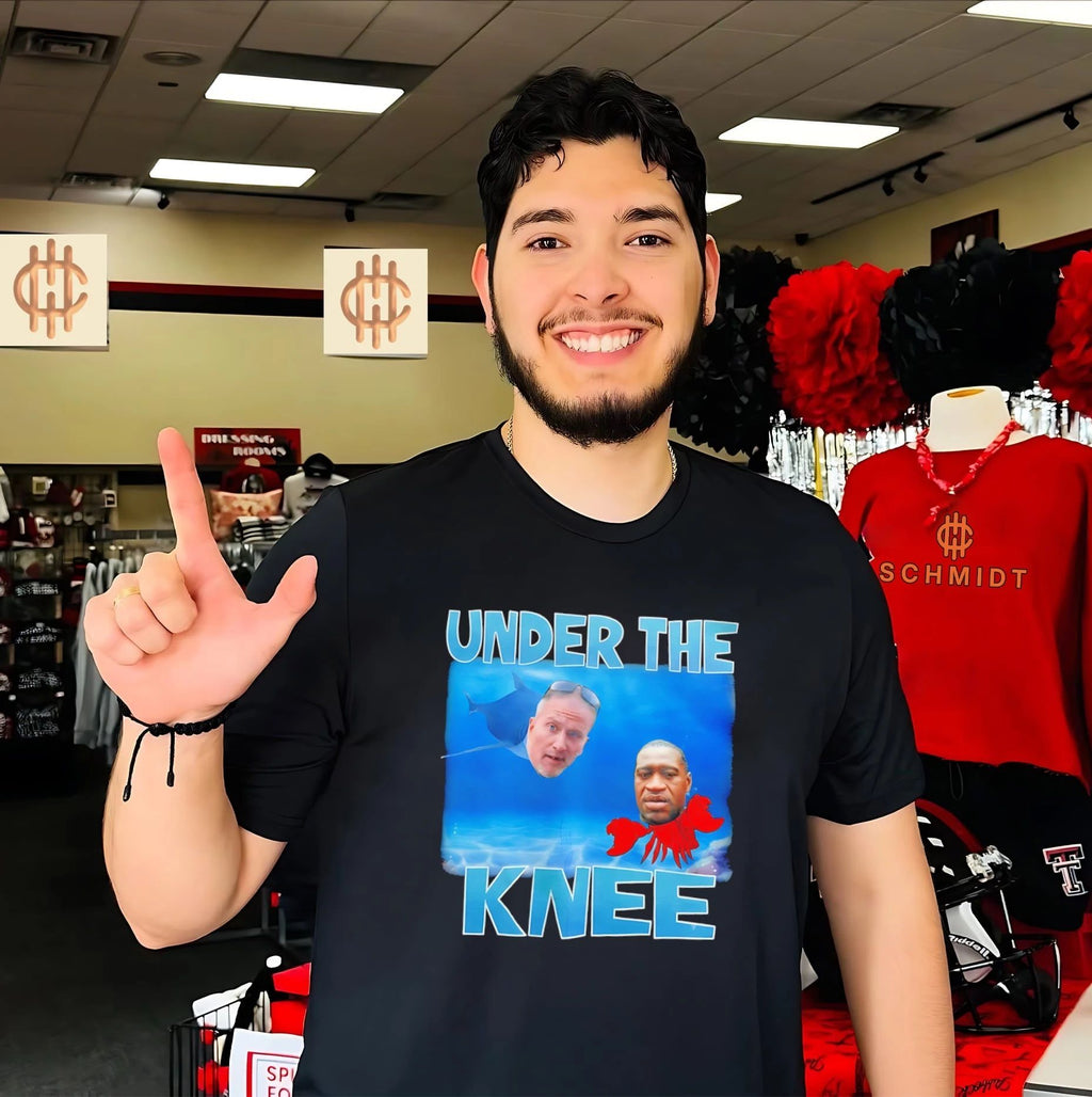 Under the Knee Shark and Crab Meme George Floyd shirt