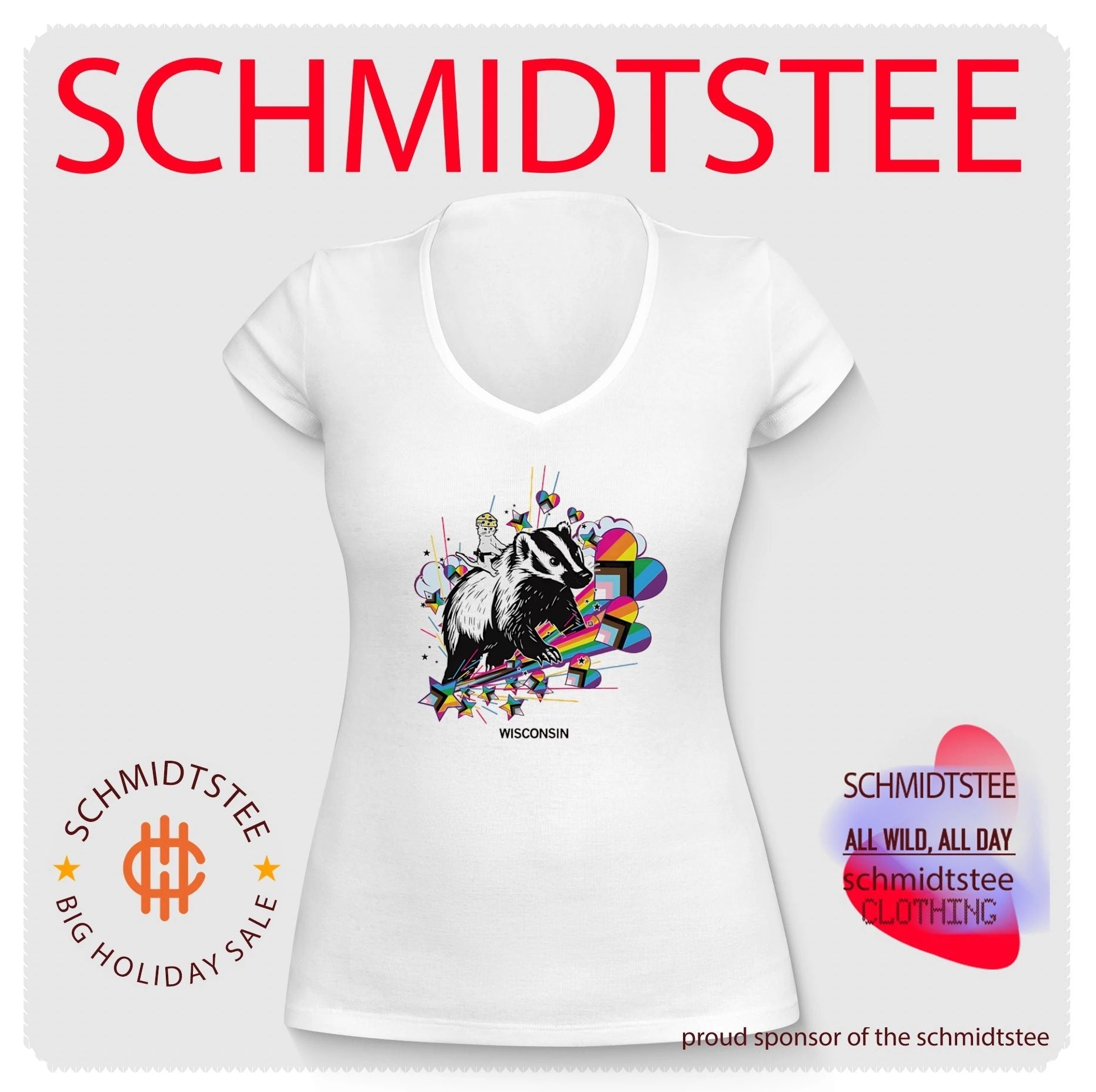 Badger Wisconsin has Pride shirt