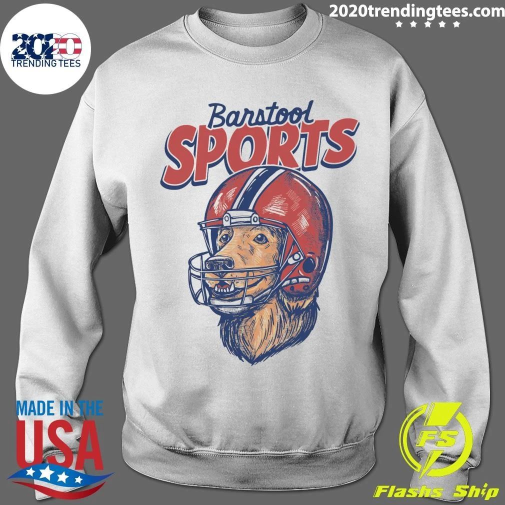 Barstool Sports Helmet Dog Pocket Tee Shirt