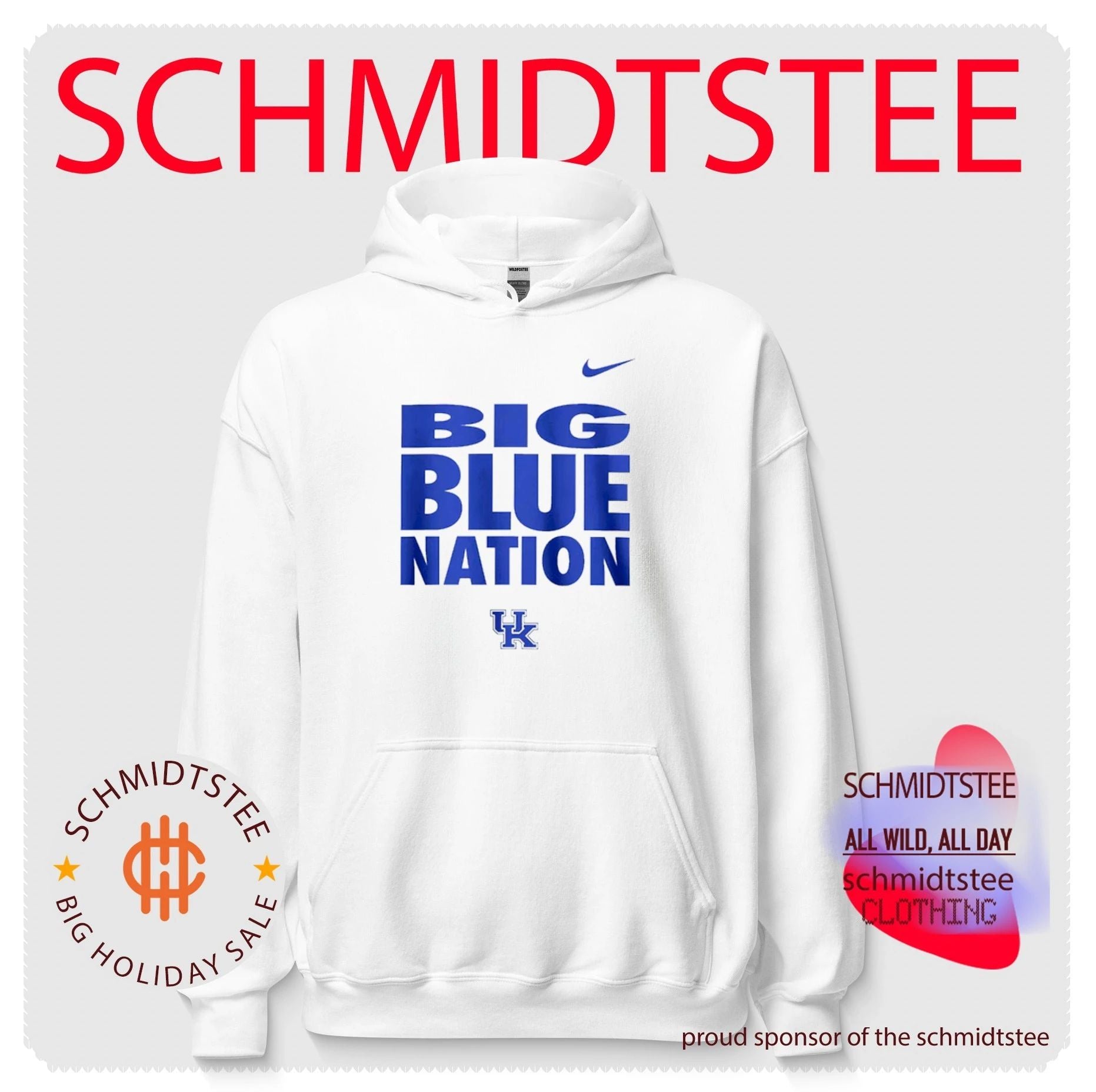 Kentucky Wildcats Big Blue Nation Sideline Slogan shirt