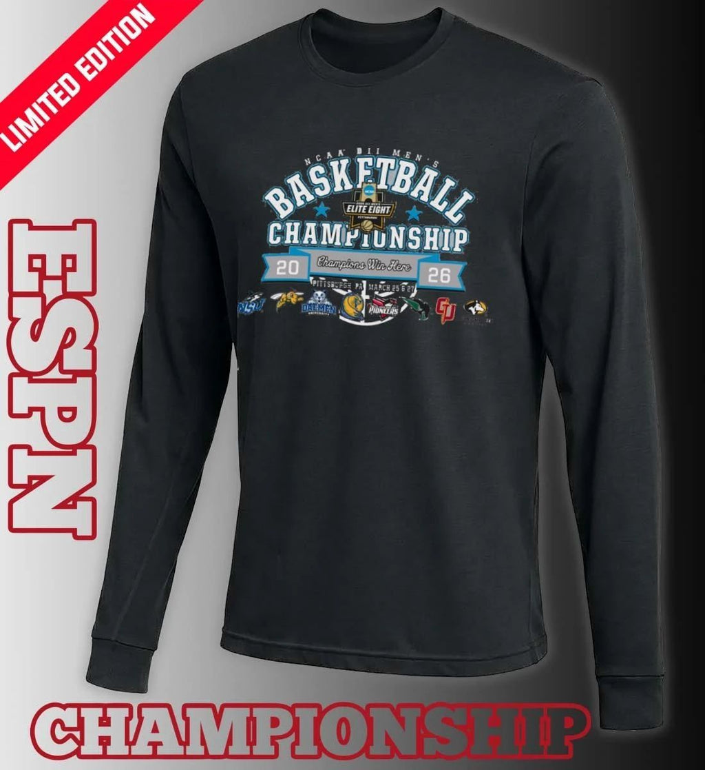 2026 NCAA Division II Men’s Basketball Championship – 8 Teams T-Shirt