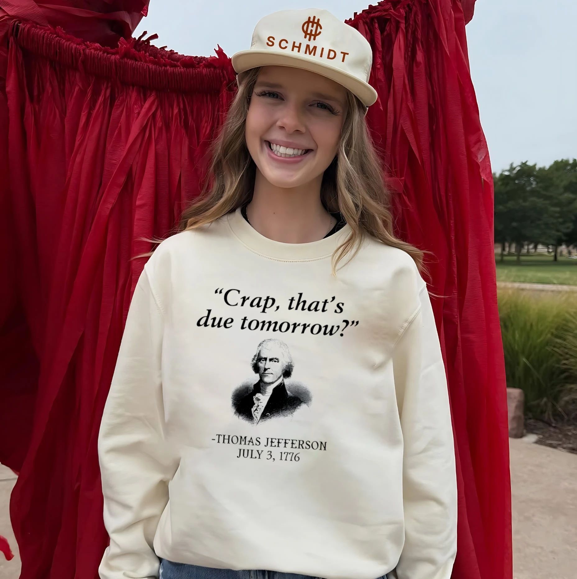 Thomas Jefferson crap that’s due tomorrow July 3 1776 shirt