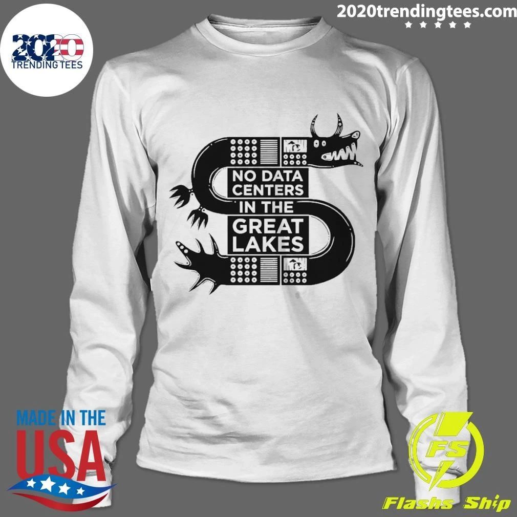 Environmental Monster Sea Creature No Data Centers In The Great Lakes Shirt