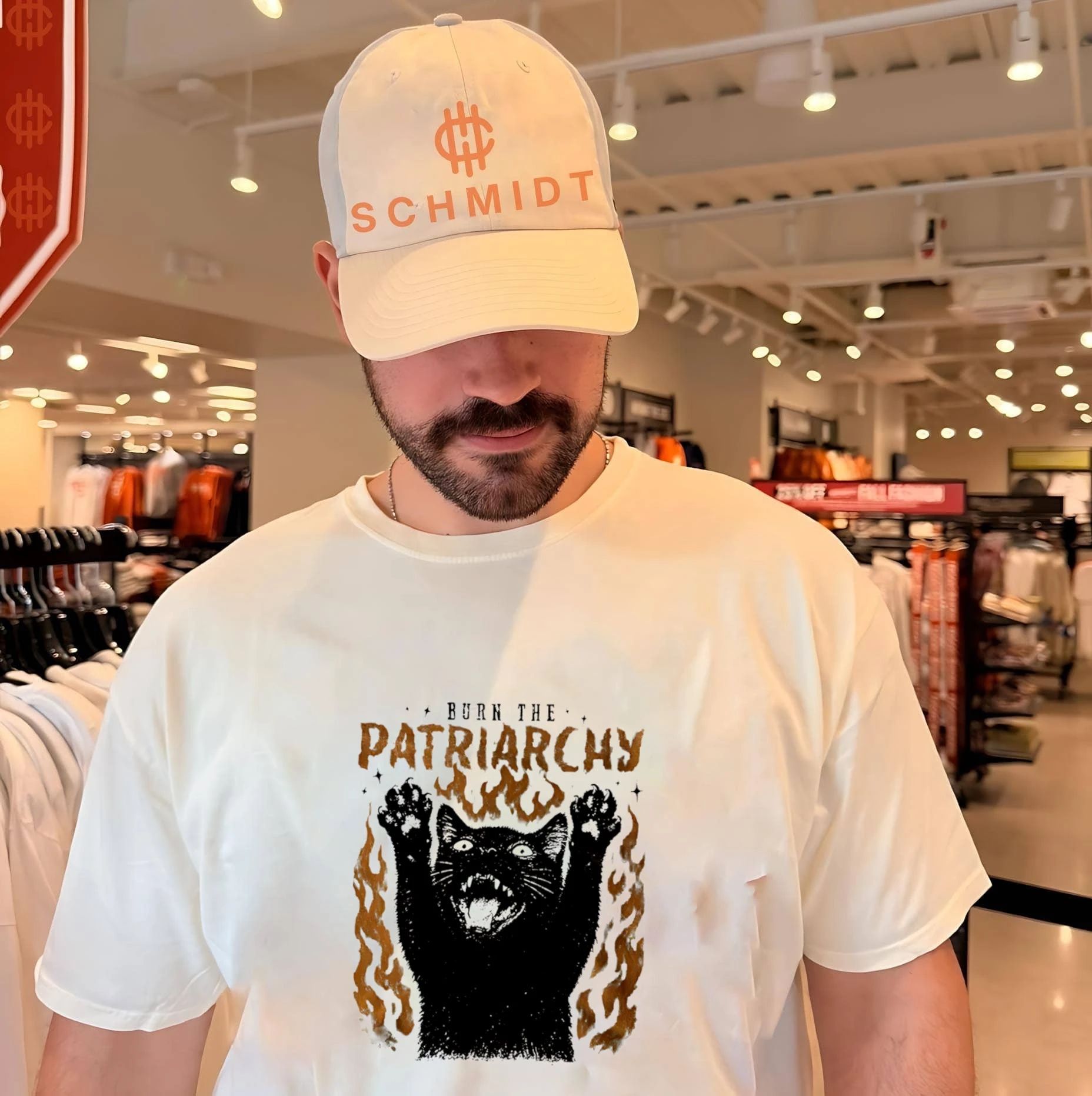 Burn the Patriarchy Feminism Cat feminist shirt