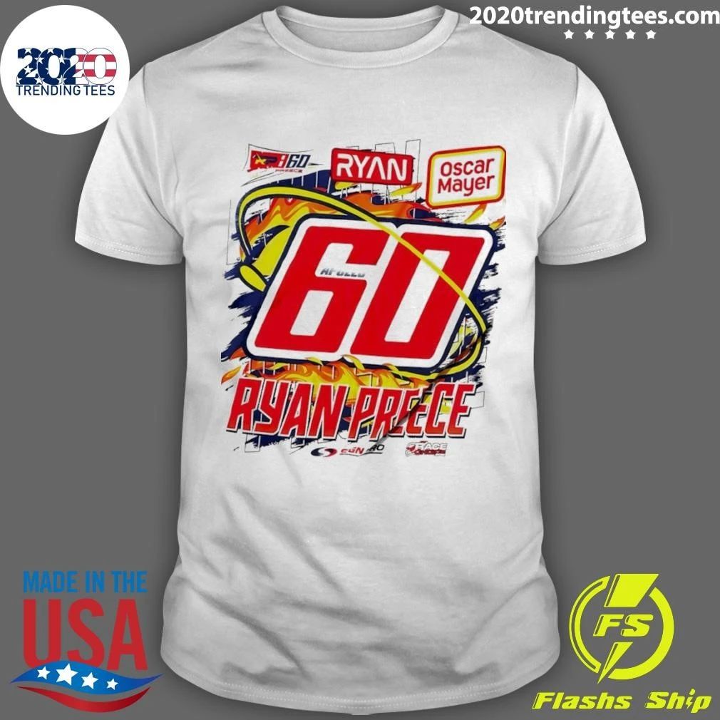 Ryan Preece 60 Apollo Oscar Mayer Nascar Racing 2026 Shirt