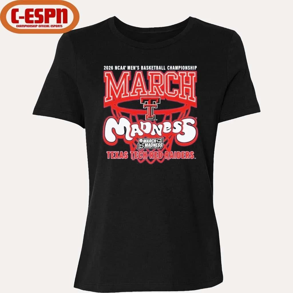 Texas Tech Red Raiders 2026 NCAA Men’s Basketball Championship March Madness Shirt