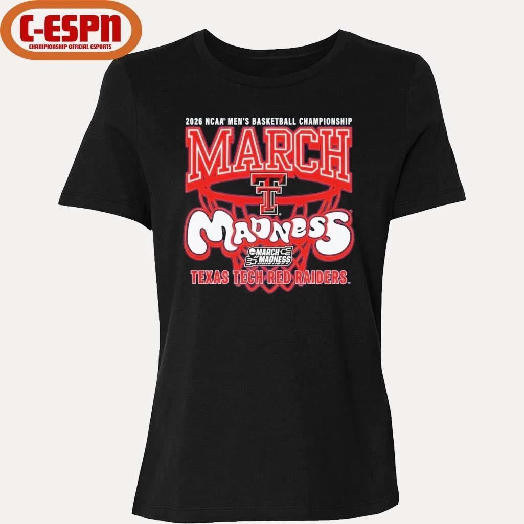 Texas Tech Red Raiders 2026 NCAA Men’s Basketball Championship March Madness Shirt