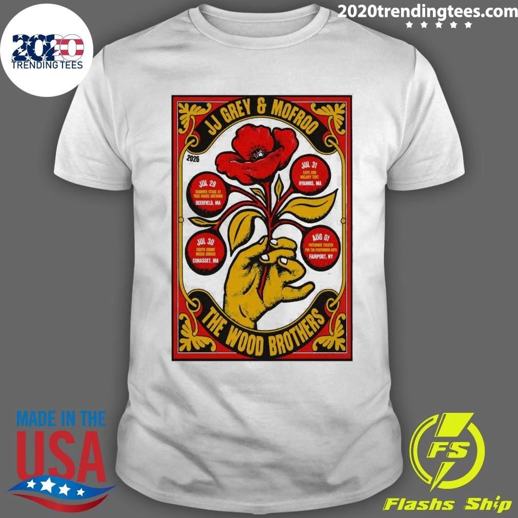Jj Grey Mofro Wood Brothers 2026 Live Tour Shirt