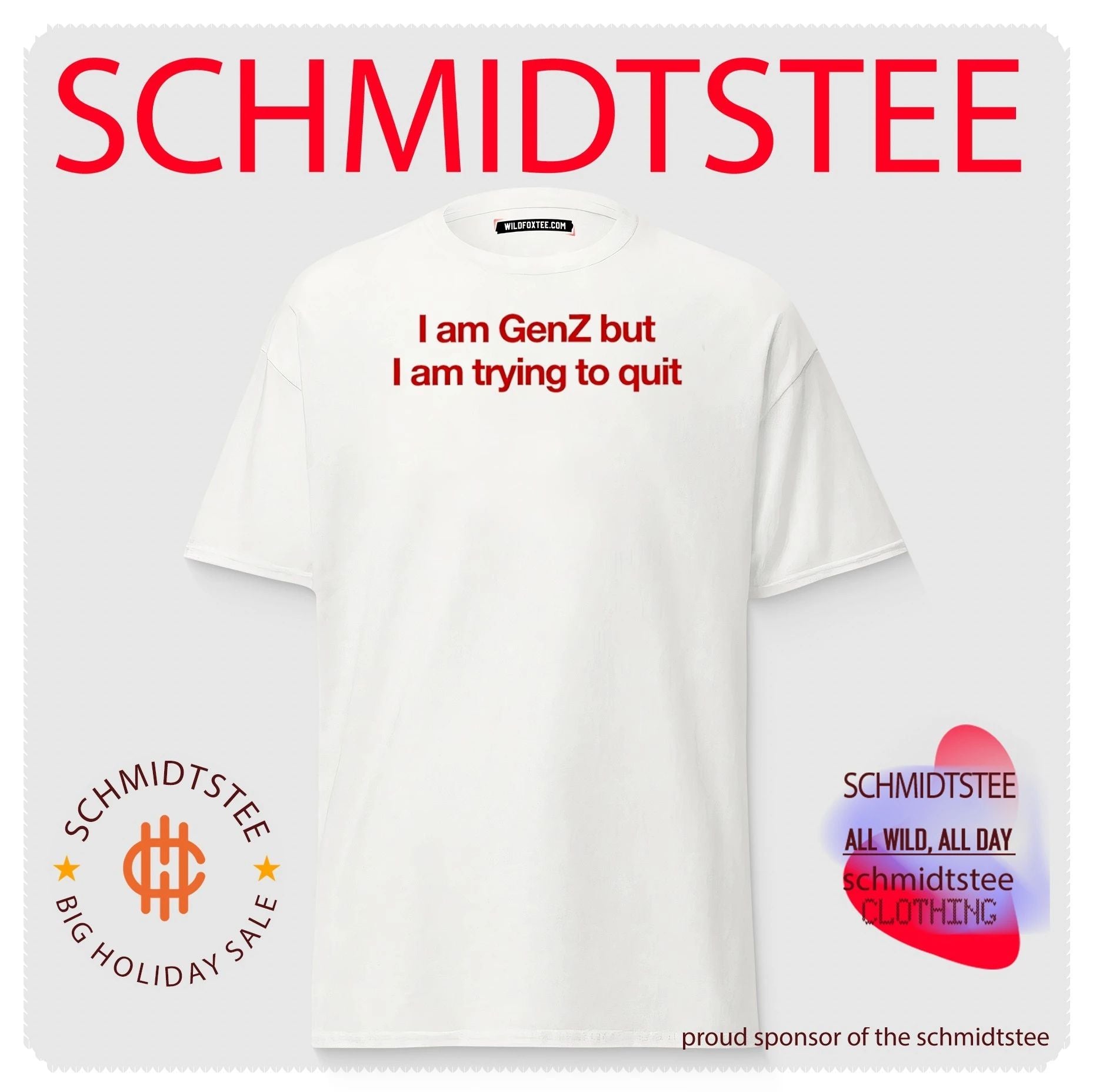 I am Genz but I am trying to quit text shirt