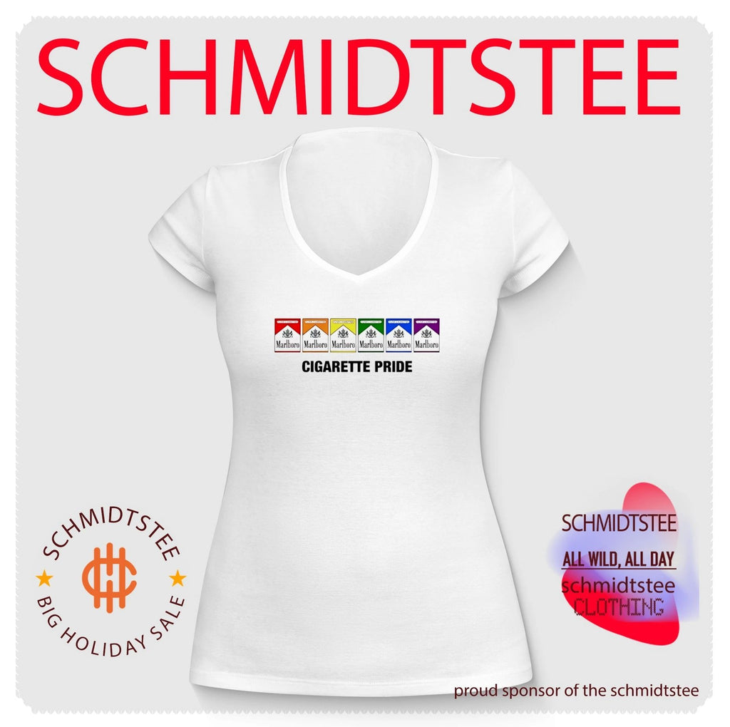 Marlboro Cigarette Pride LGBTQ Rainbow Parody shirt