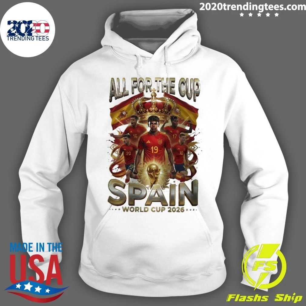 Spain Soccer World Cup All For The Cup 2026 Shirt