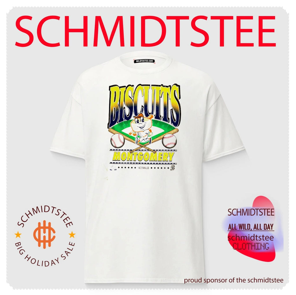 Montgomery Biscuits Straight Shot Two Tone Baseball shirt