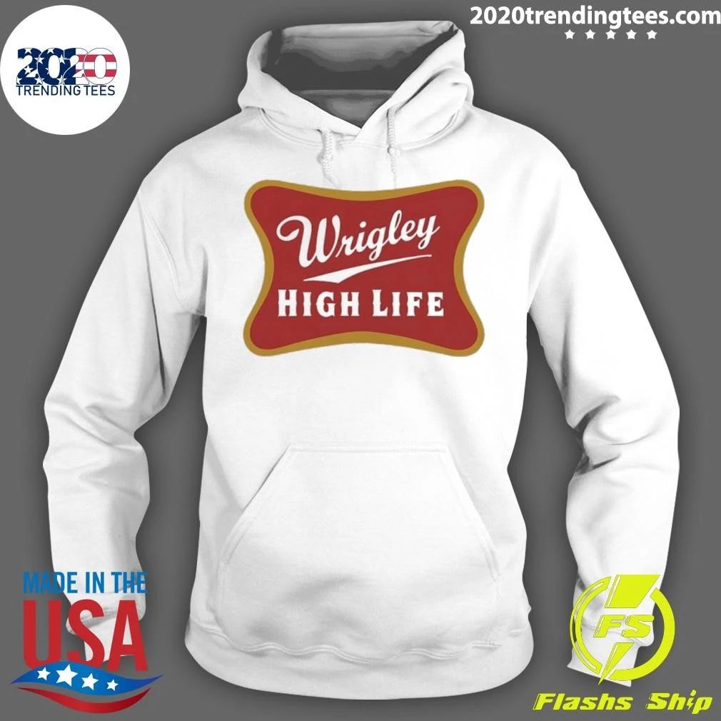 Wrigley High Life Beer Gum Logo Parody Shirt