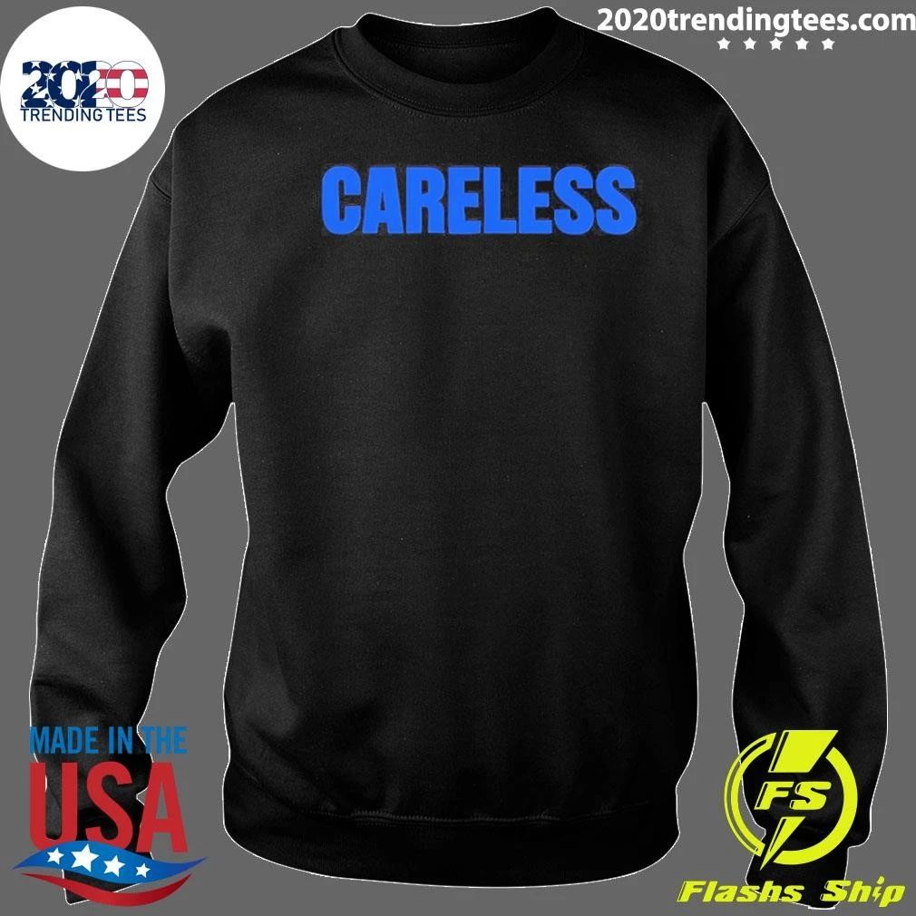 Careless Typography Minimalist Shirt