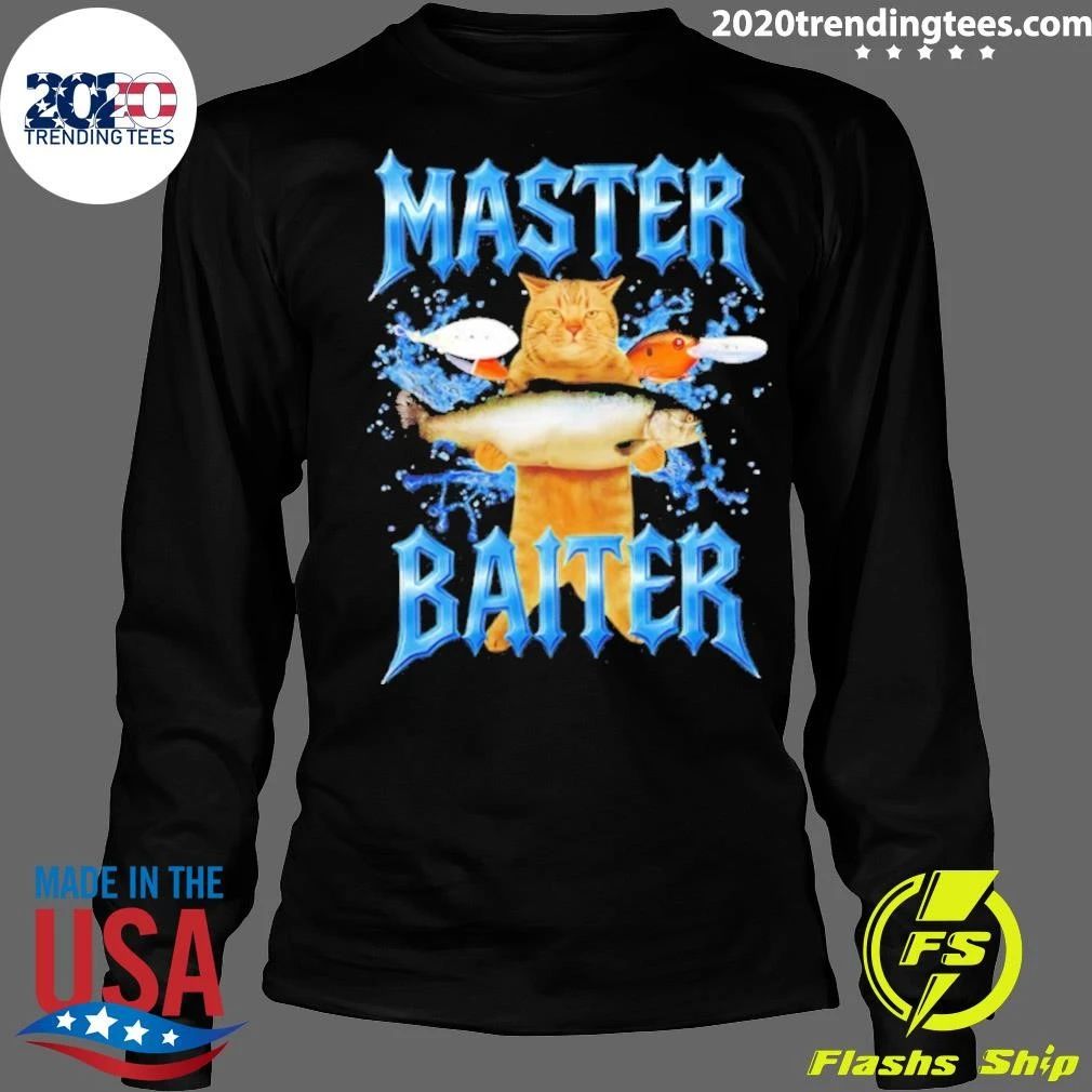 Master Baiter Cat Fishing Meme Shirt