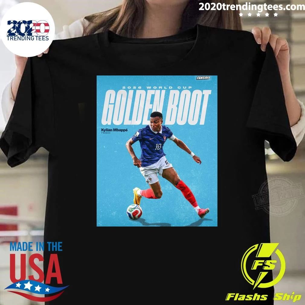 Kylian Mbappé Wins the 2026 World Cup Golden Boot Shirt