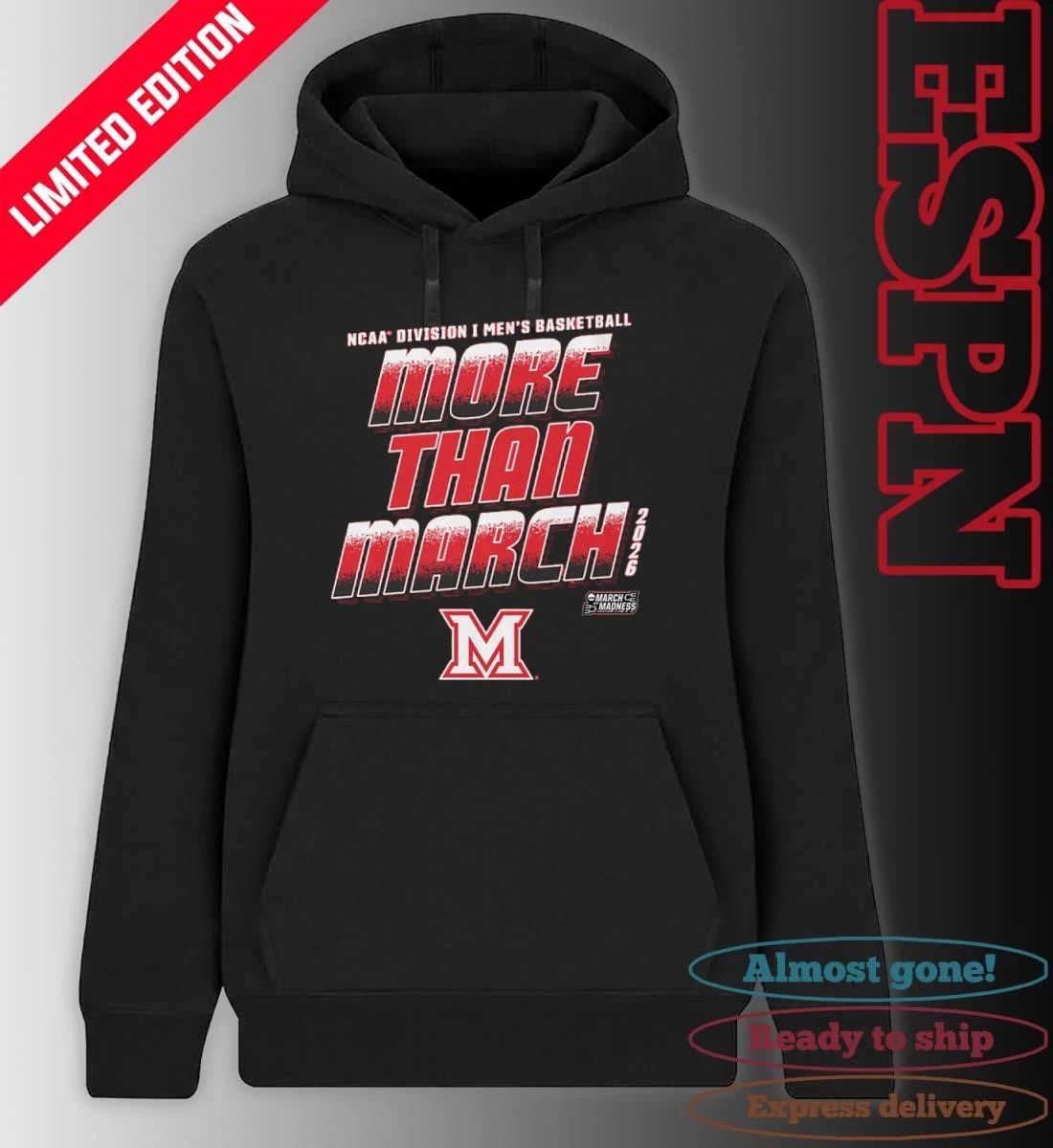 Miami University Men’s Basketball More Than March 2026 Shirt